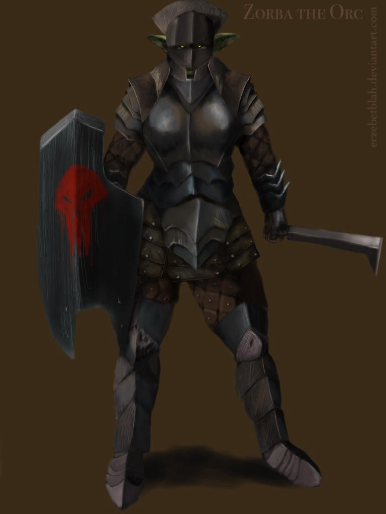 Orcess Orc Female Armor by JLazarusEB on DeviantArt