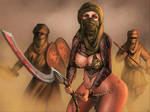 Desert Huntress by JLazarusEB