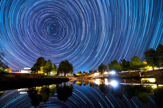 Star Trail Lake