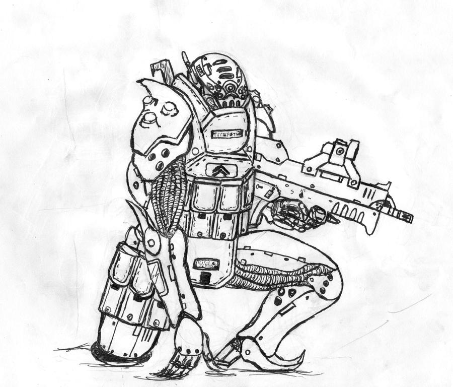 Bionic Commander Deviantart Bionic commando Lineart by tyrannos on DeviantArt