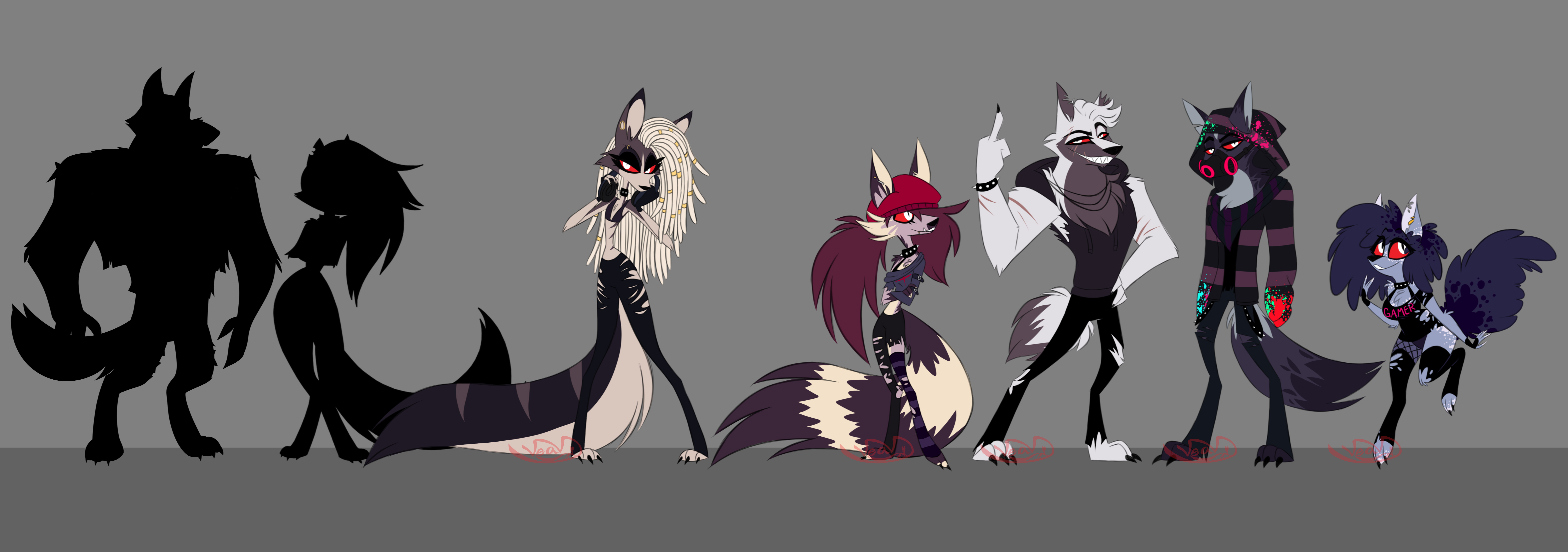Hellhound Height HelluvaBoss by VeaV on DeviantArt