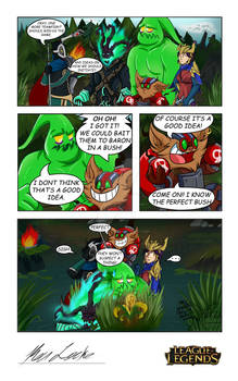 The Perfect Bush-League of Legends Comic