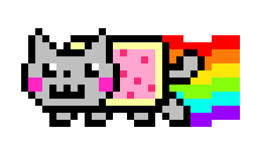 Pixilart - Nyan Cat by Anonymous