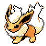 Flareon Simple Pixel Art