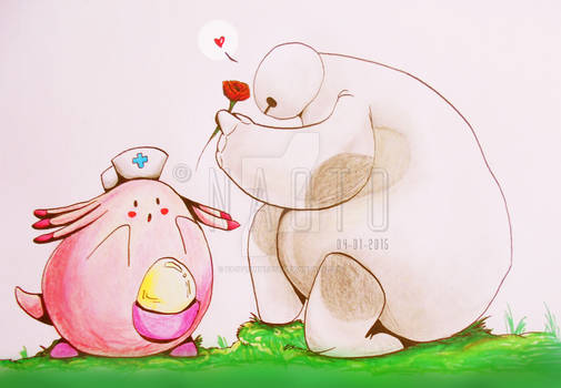 Baymax and Chansey