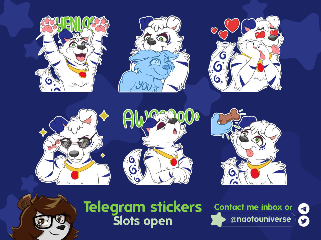 Fur Sticker Furry stickers by NaotoUniverse on DeviantArt