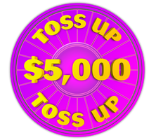 Wheel of Fortune - $5,000 Toss Up Icon