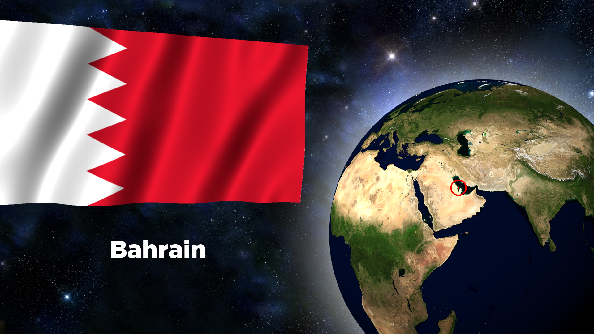 Flag Wallpaper - Bahrain