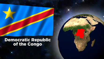 Flag Wallpaper - Democratic Republic of the Congo