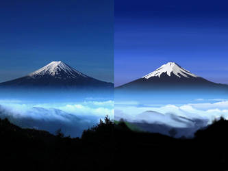 Mount Fuji study