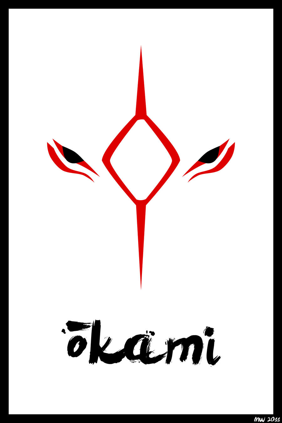 Okami - Minimalist Poster