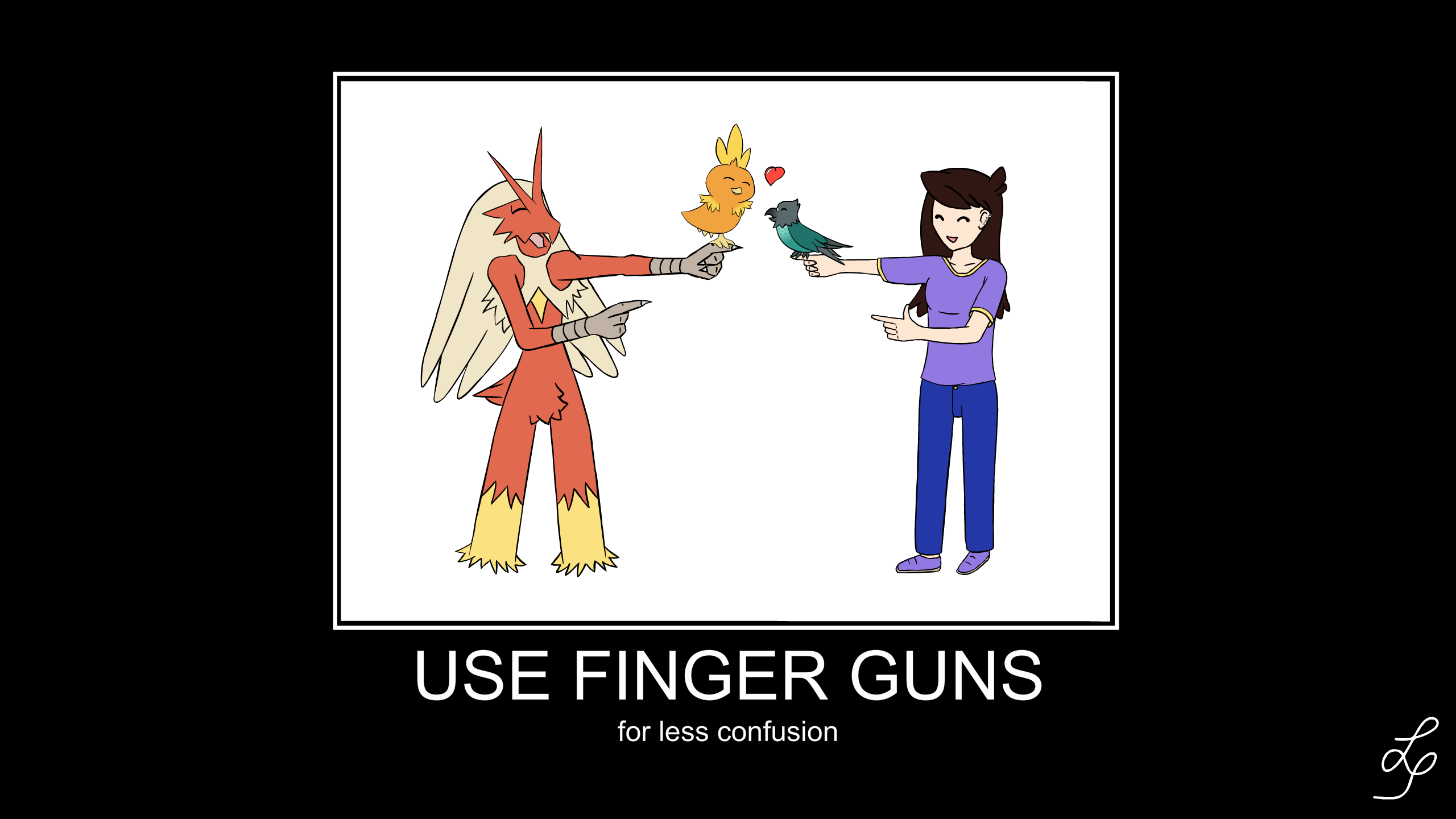 Jaiden Animations Fanart finger guns by Medic1990 on DeviantArt