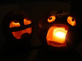 Old Halloween Pumpkins