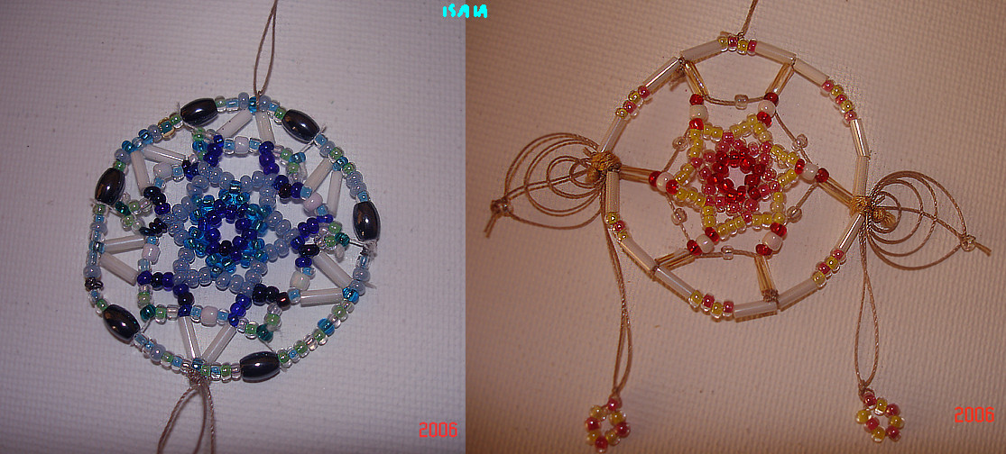 Kanatiiosh Beaded Hoops