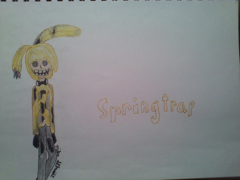 Springtrap Human FNaF: Springtrap~Human by Mika-Schmidt on DeviantArt