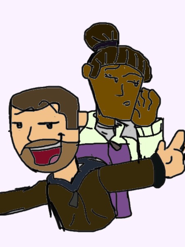 Twd game omid and christa by Codexmas on DeviantArt