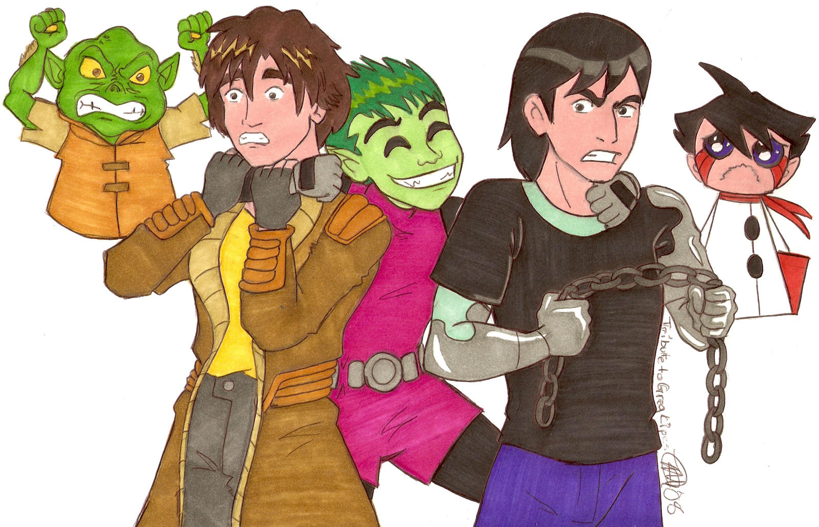 Tribute to Greg Cipes by enstyledesign