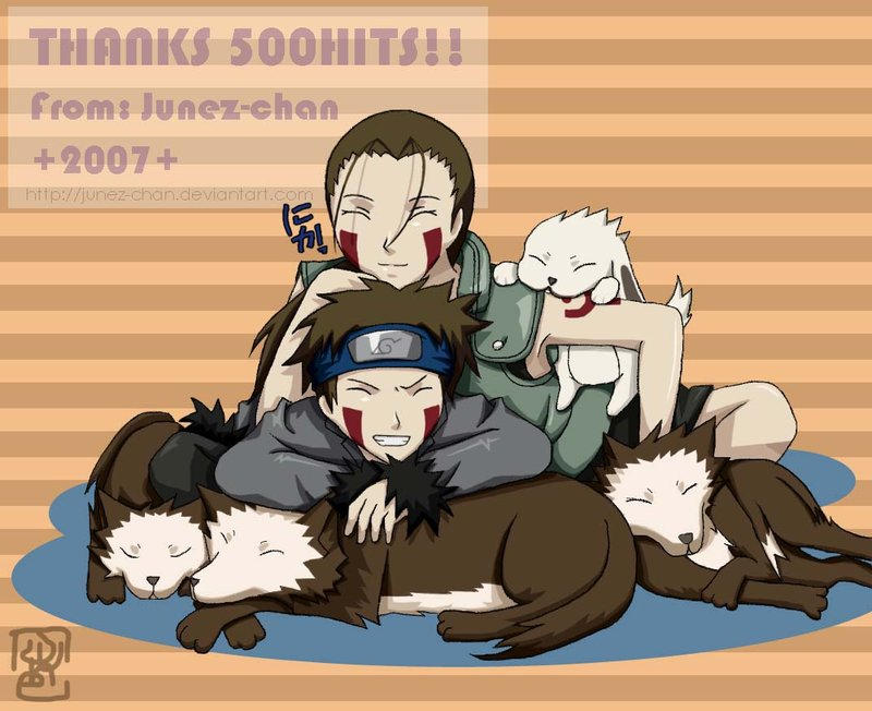 500 hits: Inuzuka siblings by Inuzuka-Clan-Club on DeviantArt