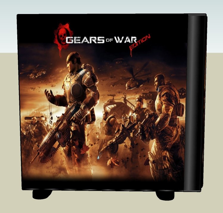 Gears of War case wrap LH Side