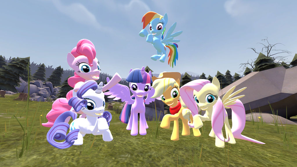 Mlp Rd Mane MLP Mane 6 SFM by DragonM97HD on DeviantArt