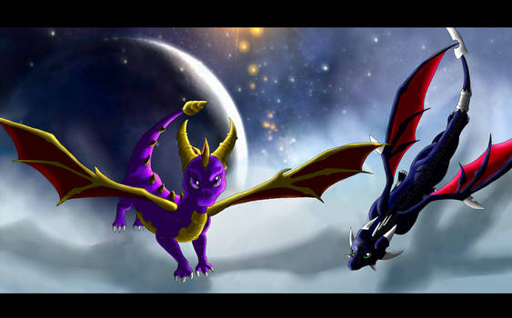 .:Spyro and Cynder:.