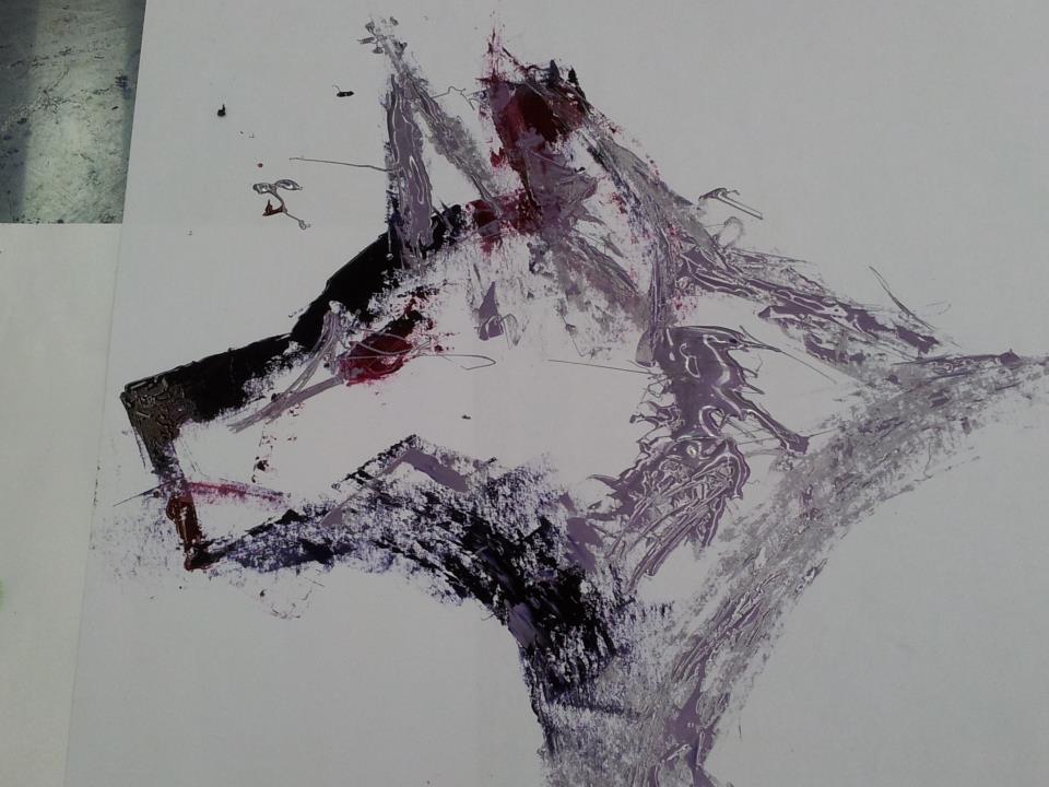 Ink Wolf by AprilSilverWolf on DeviantArt