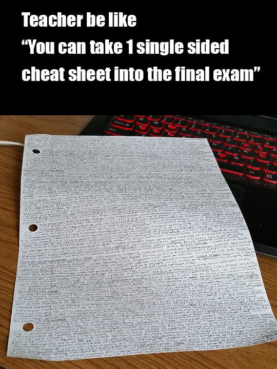 Cheat Sheet Meme by AprilSilverWolf on DeviantArt