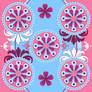 girly pinks and blues whimsy