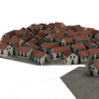 small town village houses png