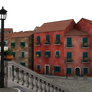 red three story building png