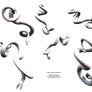 Hanging White Phython Snake