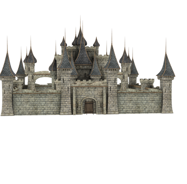 Castle Stock Parts #1 FANTASTIC full kingdom view by madetobeunique