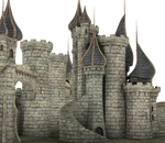 3d Fantasy Castle Stock Parts #28 Palace Kingdom