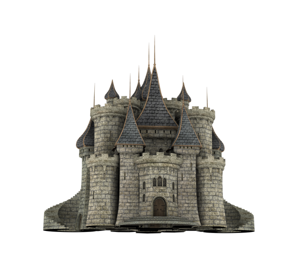 Fantasy Castle Stock Parts #31 Kingdom front gate by madetobeunique