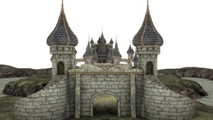 3d Fantasy Castle Stock Parts #4 front kingdom