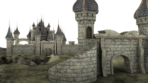 3d Fantasy Castle Stock Parts #6 kingdom land