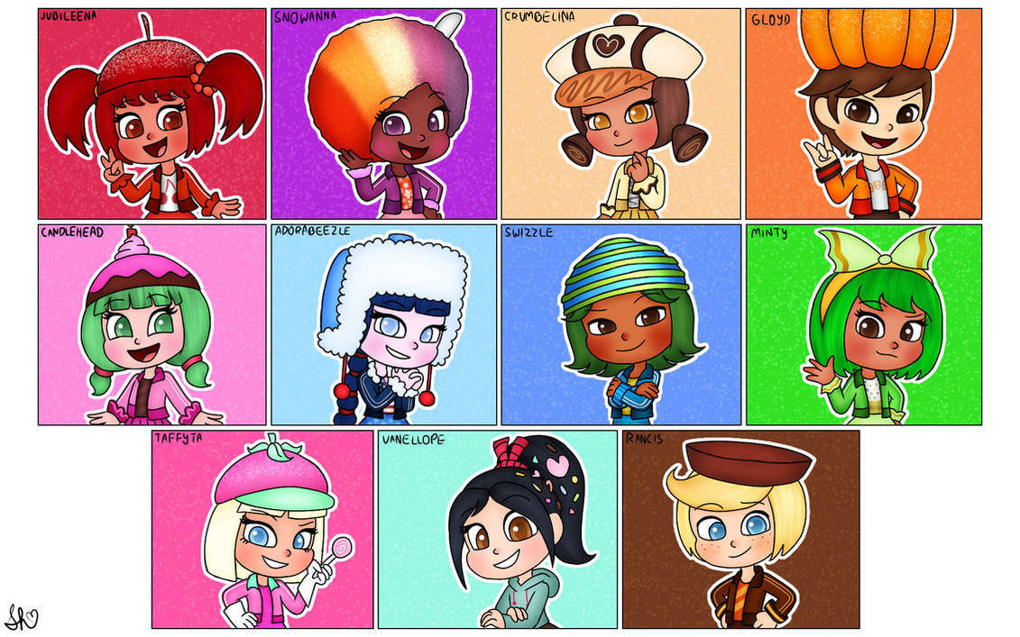 The Sugar Rush Racers! by shammycakey on DeviantArt