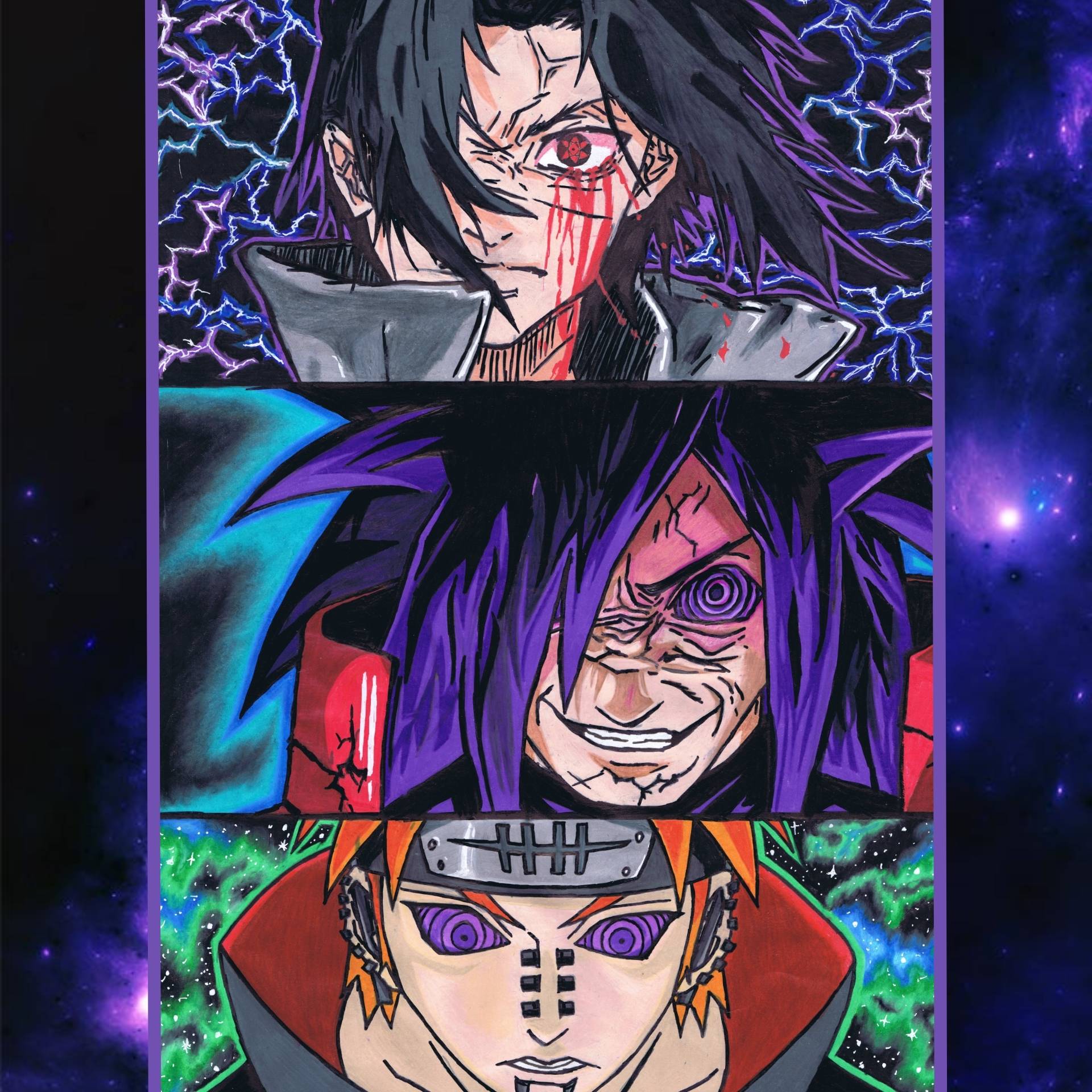 Naruto Shippuden villains by HammerdArt91 on DeviantArt