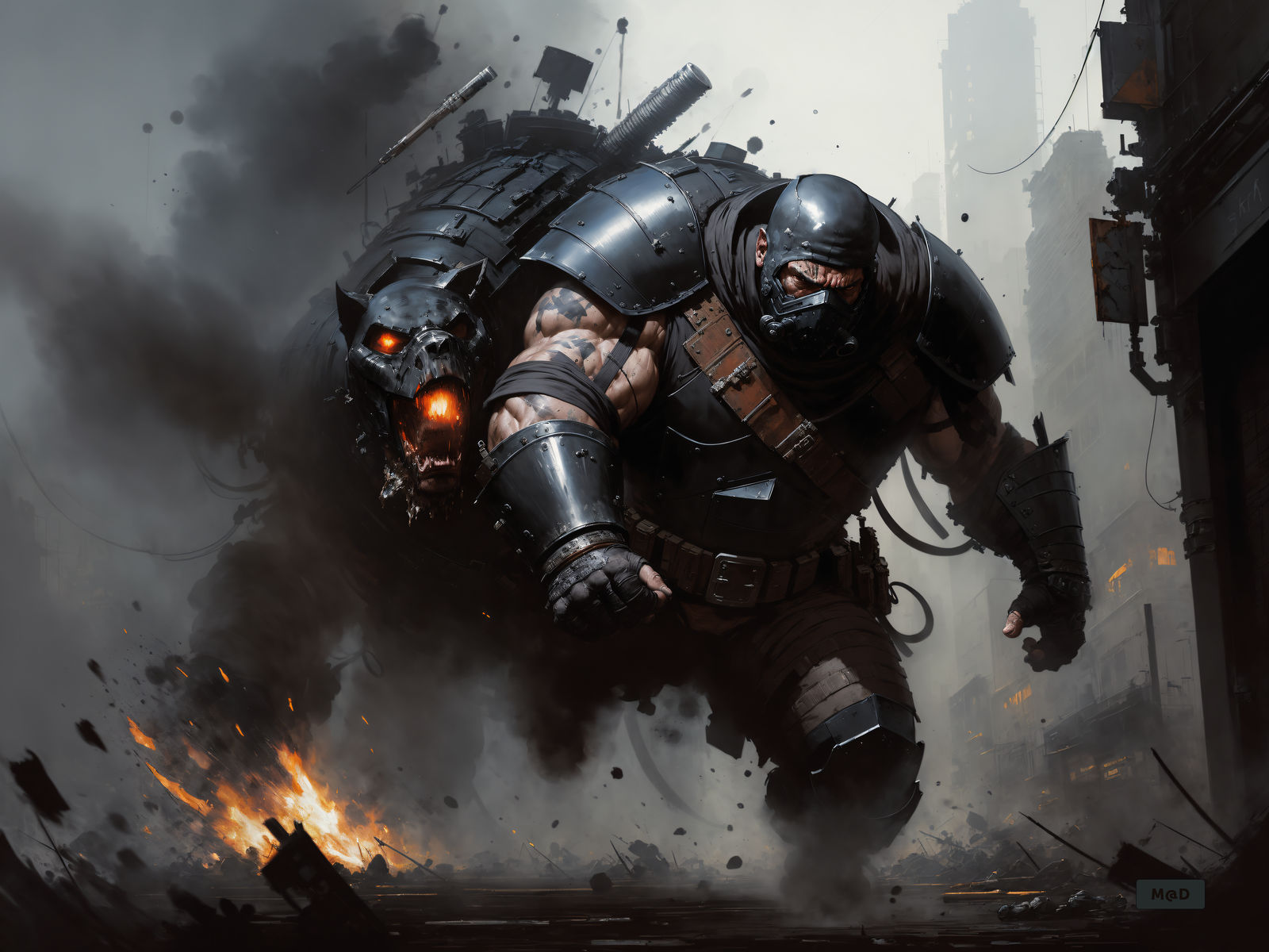 The Bowery - Batman VS (The real) Bane by Fireycore on DeviantArt