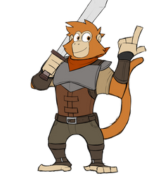 Andrew the mercenary monkey