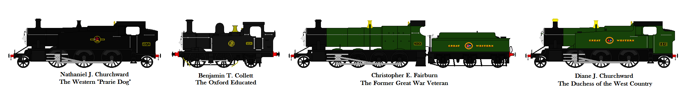 Gwr Rws Characters Returning Characters for the british series (GWR) by ...