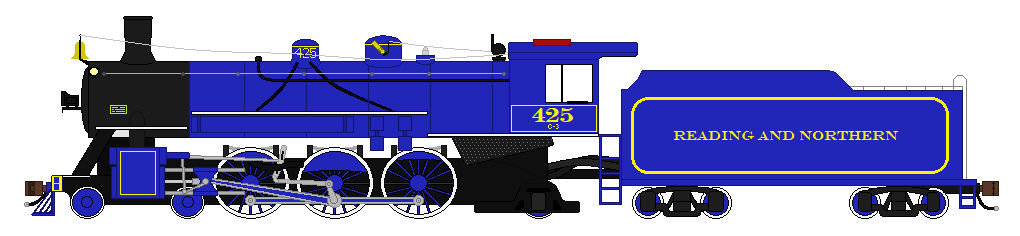 Reading and Northern #425 (USLW Trainz Render) by GreyhoundProductions ...