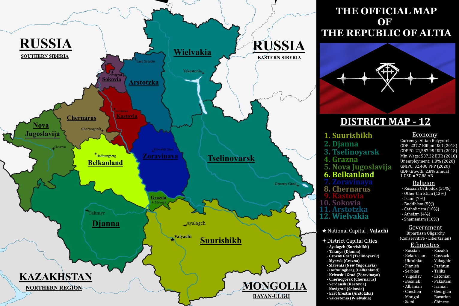 Map Of The Altian Republic 2005 - 2020 (Official) by ...