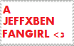 JEFFXBEN FANGIRL STAMP by Creepyschoolgirl