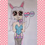 Playful bunny girl