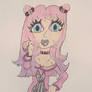 A pastel goth girl