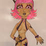 Sexy chick with tattoos