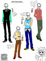 Male clothing designs batch 1