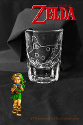 Ocarina of Time shot glass