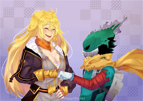 A Cute Little Fist Bump- Izuku X Yang